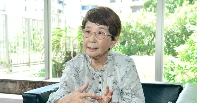 94歳又吉正子さん、戦争体験を語り継ぐ 沖縄戦の悲惨さを次世代へ
