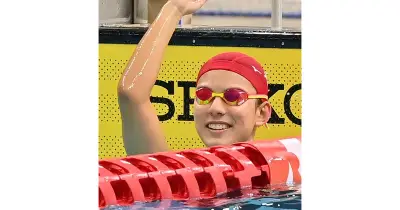 平良吏美華が50メートル自由形で大会新記録優勝 九州高校総体競泳女子