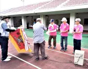 国頭村グラウンドゴルフ大会で桃原老人クラブCチームが7連覇達成