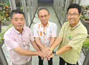 沖縄県知事選に向け、玉城デニー氏、古謝玄太氏、下地幹郎氏が座談会で県政や基地問題について活発に議論