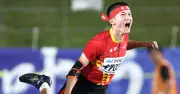 陸上男子やり投げで豊川（向陽）と伊志嶺（普天間）予選敗退、走り高跳び知念（糸満）は記録なし　全国高校総体