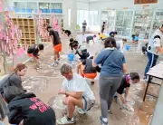 うるま市立与勝中学校PTAが恒例の校内清掃 約200人の生徒・保護者・教職員が参加し校舎を清掃し汗を流した