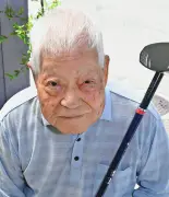 97歳で最年長出場、宮城重典さんが団体準優勝に貢献 本部町グラウンドゴルフ大会