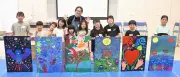 児童１１人が描く平和の巨大絵本　沖縄平和賞キックオフイベント