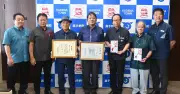 大興建設、嘉手納町人材育成会と町社協へ各100万円寄付