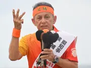 玉城デニー氏、本部町で第一声 3選へ「平和守り、明るい未来を実現」