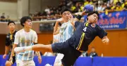 興南男子ハンド8強　控え含め全員が得点　全国高校総体