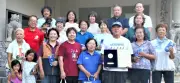国頭村の桃原モーニング会に府県等表彰、ラジオ体操の普及に貢献