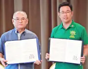 古謝玄太氏、公明県本と政策協定 知事選へ10項目の重点政策