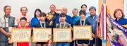 本部小女子ミニバス、県大会3位入賞 町長に報告「次は優勝」