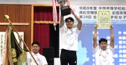 本部、学校対抗で初優勝　沖縄県勢13年ぶり　全国高校総体・重量挙げ