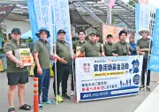 熊本地震受け名護青年会議所が街頭募金開始