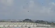 嘉手納基地でパラシュート降下訓練 例外で7回目、三連協は抗議