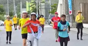 「平和だから走れる」さしき健走会、13回目のピースラン開催 沖縄・南城