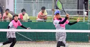 ソフトテニスNTT西日本杯、女子は八重山の上地・仲本組、男子は名護の金城・小川組が優勝