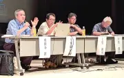 首里城再建考えるシンポ、大龍柱や所有権を議論