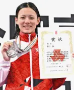 平良吏美華、女子50m自由形で2位 全国高校総体、県記録を更新