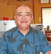 当真比呂志さん、泡瀬復興期成会の事務局長に就任