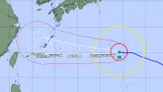 台風13号、大東6日・本島7日に猛烈な風　欠航も＜4日朝＞