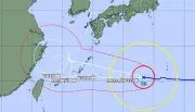 台風13号、大東島地方で6日未明に暴風警報発表へ 沖縄