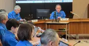 台風18号接近で県が対策会合 玉城知事「暴風警報中の無理な移動はひかえて」