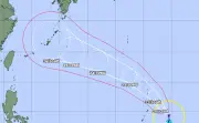 台風18号、勢力強め北北西へ 大東地方24日にも暴風か 旧盆直撃の可能性