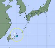 台風20号が宮古島近海で発生 大雨続き土砂災害に警戒呼びかけ