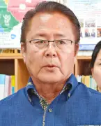 座波一氏が立候補表明 県議補選・島尻南城市区 自民公認で