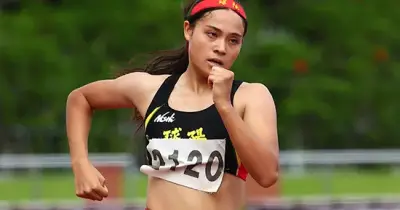 女子400mで球陽のジャクソンレインが大会新、30年ぶり更新 県高校新人大会
