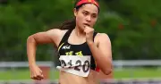 女子400mで球陽のジャクソンレインが大会新、30年ぶり更新 県高校新人大会