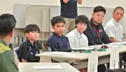 ジュニア防災士10人が市長に提言　豊見城市で防災講座