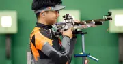 興南高・東潤がエアライフル少年男子で3位 青森国スポ会期前競技