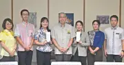 中田さんと比嘉さん、青年国際交流事業に選出 宮城副知事に抱負語る