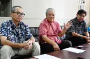中小企業経営者3人が声明「辺野古新基地建設の断念を」賛同呼びかけ 知事選前に県庁で発表