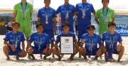 ソーマプライア沖縄が全日本ビーチサッカーで3位、フェアプレー賞も受賞
