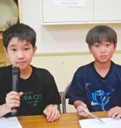 文化祭で司会を務めた仲良し2人 緊張も「経験することが大事」