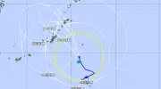 台風24号、大東島が強風域に 沖縄地方で停滞のおそれ 離島便も欠航
